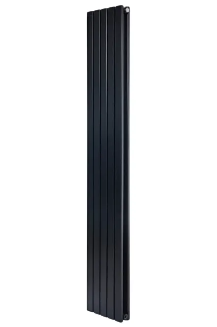 Вертикальный дизайнерский радиатор отопления ARTTIDESIGN Terni II 5/1800/295/50 черный матовый 